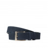 Ceinture enfants 01cl bleu velours
