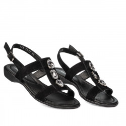 Sandales femme 5073 noir velours