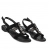 Sandales femme 5073 noir velours