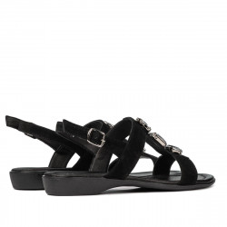 Sandales femme 5073 noir velours