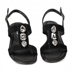 Sandales femme 5073 noir velours