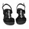 Sandales femme 5073 noir velours