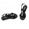 Sandales femme 5073 noir velours