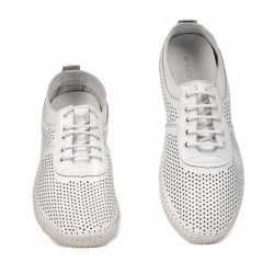 Mocassins femme 6034 blanc