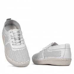 Mocassins femme 6034 blanc
