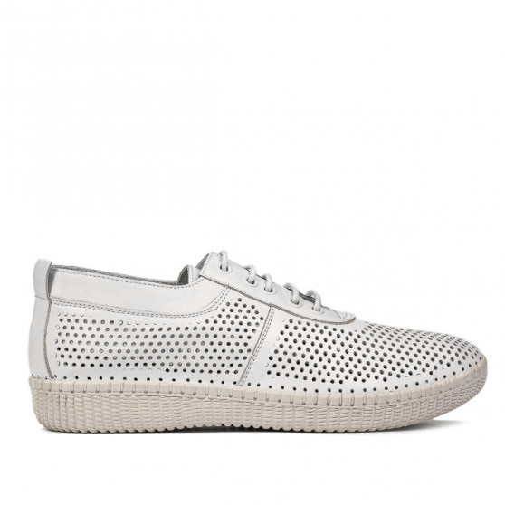 Mocassins femme 6034 blanc