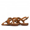 Sandales femme 5073 velours camel