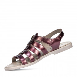 Sandales femme 5077 violet nacré
