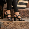 Sandales femme 1284 noir lifestyle