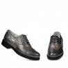 Chaussures décontractées femme 683 gris nacré