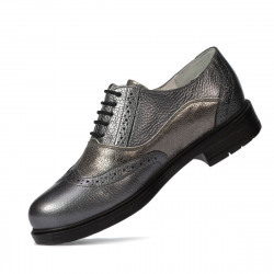 Chaussures décontractées femme 683 gris nacré