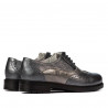 Chaussures décontractées femme 683 gris nacré