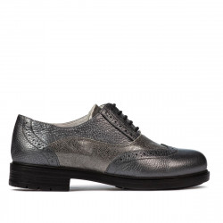 Chaussures décontractées femme 683 gris nacré