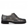 Chaussures décontractées femme 683 gris nacré