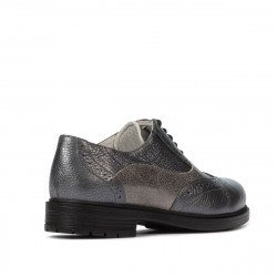 Chaussures décontractées femme 683 gris nacré