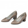 Chaussures élégantes femme 1283 cappuccino