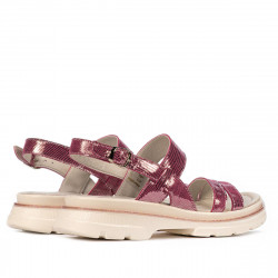Sandales femme 5075 violet nacré