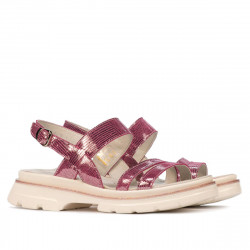 Sandales femme 5075 violet nacré