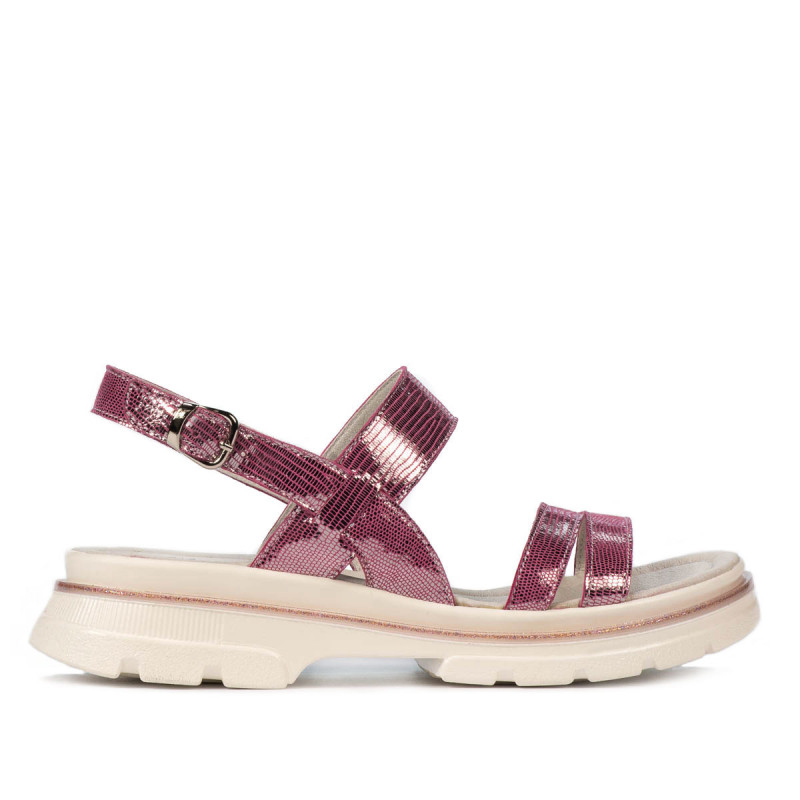 Sandales femme 5075 violet nacré