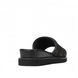 Sandales femme 5074 python noir