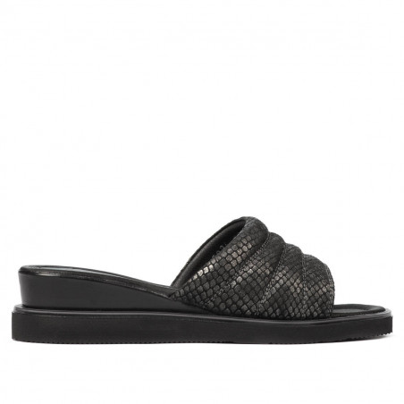 Sandales femme 5074 python noir