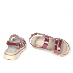 Sandales femme 5075 violet nacré