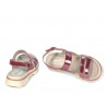Sandales femme 5075 violet nacré