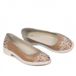 Ballerines femme 6036 nude combiné