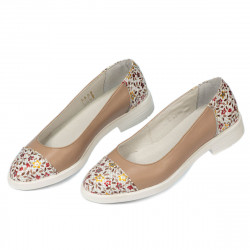 Ballerines femme 6036 nude combiné
