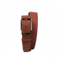 Ceinture hommes 50b marron pressé