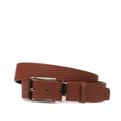 Ceinture hommes 50b marron pressé