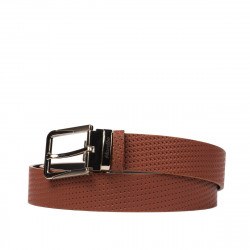 Ceinture hommes 50b marron pressé