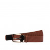 Ceinture hommes 50b marron pressé