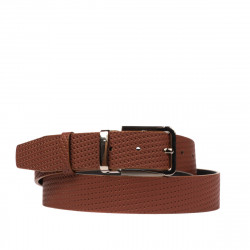Ceinture hommes 50b marron pressé
