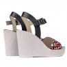 Sandales femme 5080 indigo combiné
