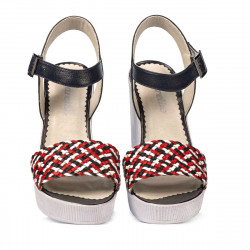 Sandales femme 5080 indigo combiné