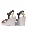 Sandales femme 5080 indigo combiné