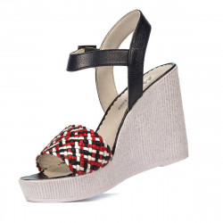 Sandales femme 5080 indigo combiné