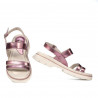 Sandales femme 5075-1 mauve nacré