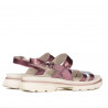 Sandales femme 5075-1 mauve nacré