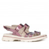 Sandales femme 5075-1 mauve nacré