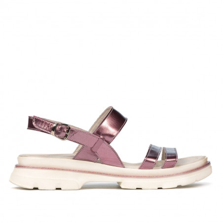 Sandales femme 5075-1 mauve nacré