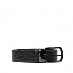 Ceinture homme 51b noir pressé