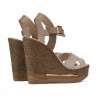 Sandales femme 5078 beige+doré