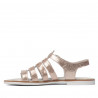 Sandales femme 5077 rose nacré