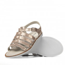 Sandales femme 5077 rose nacré