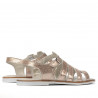 Sandales femme 5077 rose nacré