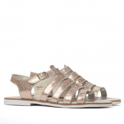 Sandales femme 5077 rose nacré