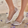 Ballerines femme 6036 nude combiné