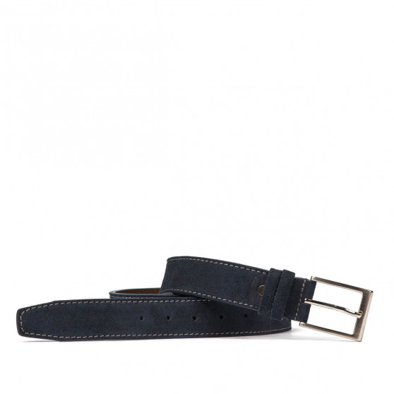 Ceinture hommes 05bc bleu velours